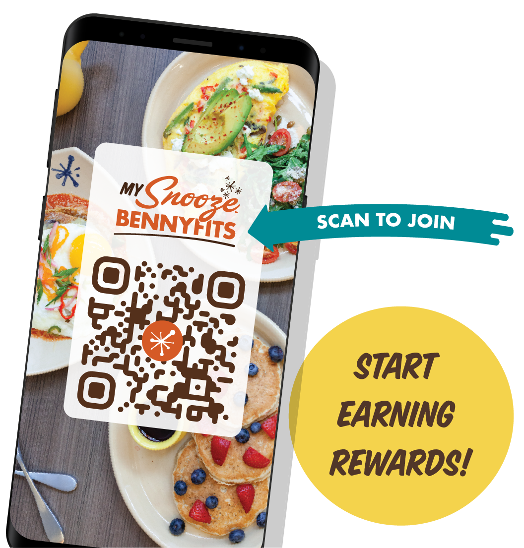 Scan to join MySnooze Bennyfits and start earning rewards!
